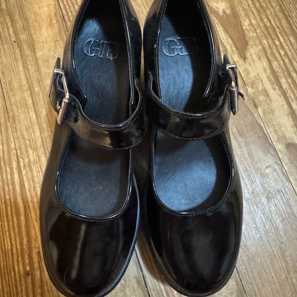 GB Black Platform Mary Jane Shoes - Picture 3 of 4